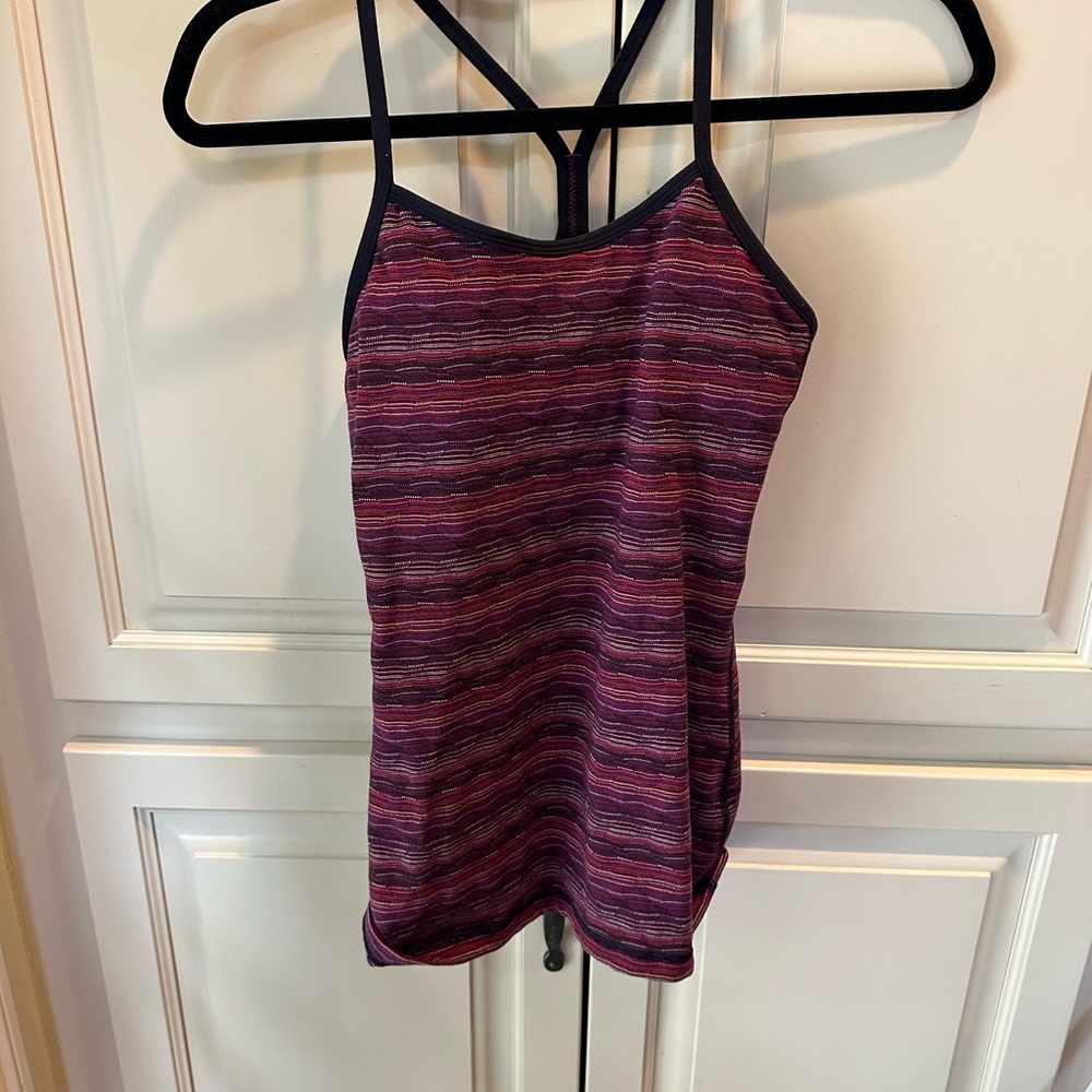 Lululemon MultiColored Power Y Tank Size 4